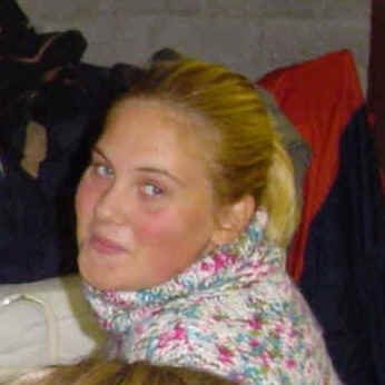 Anne in Land van Kleef, september 2003.